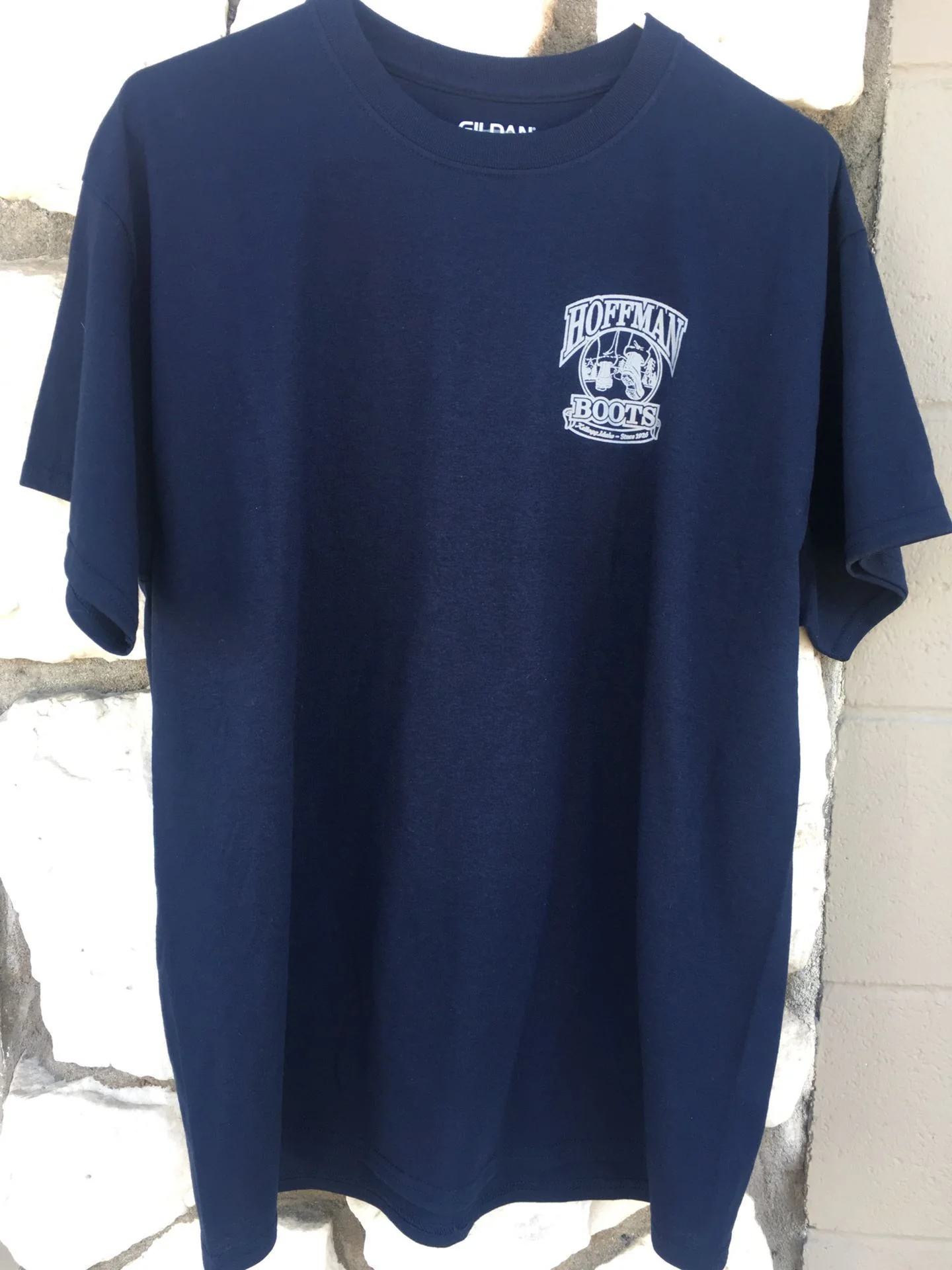 Navy/Silver Logo Tee - Image 3